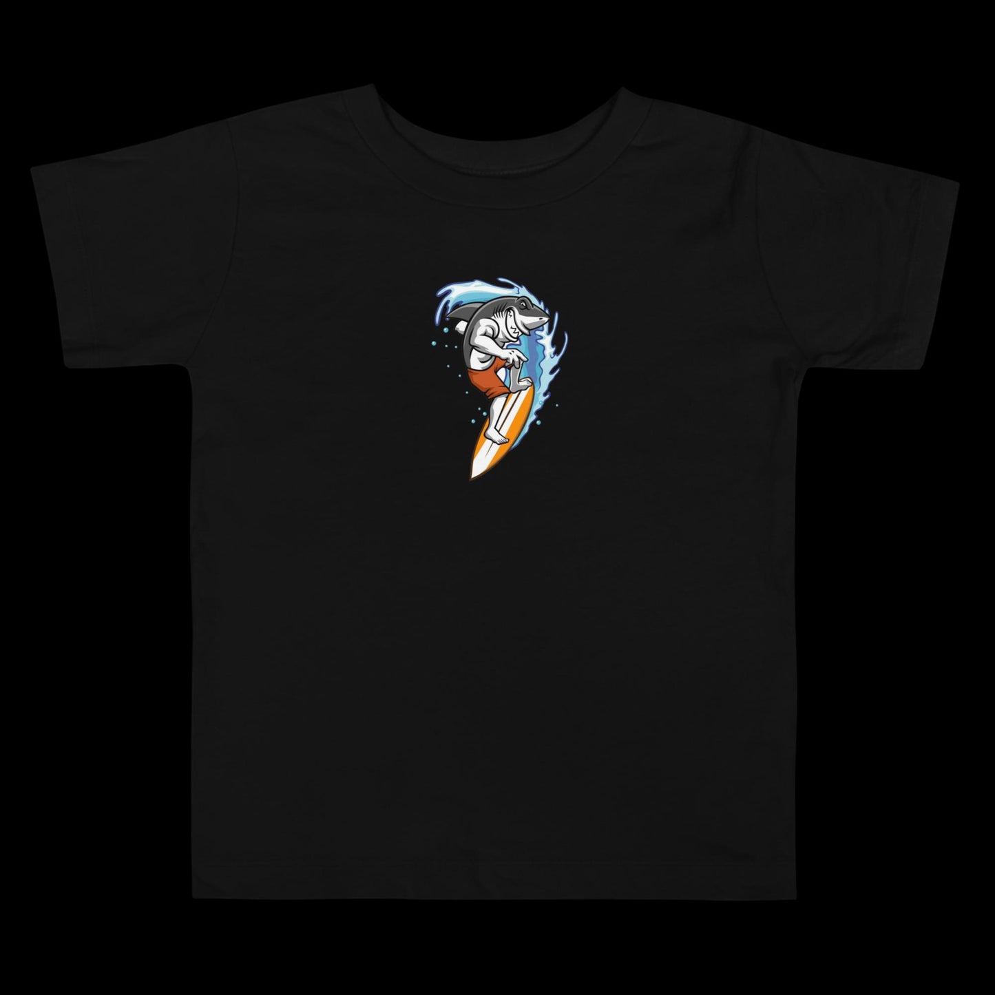 TODDLER SHORT SLEEVE SURFING SHARK