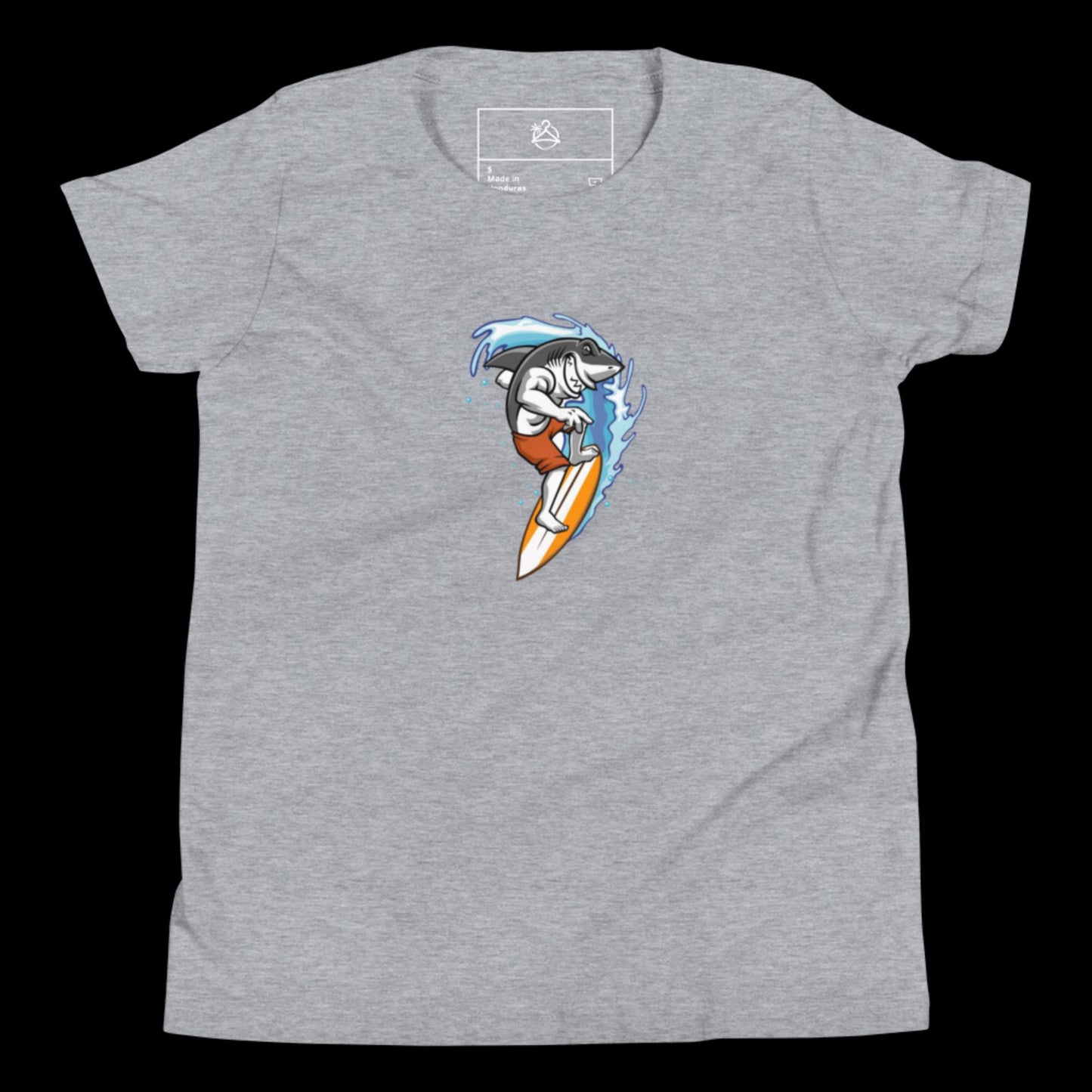 YOUTH SHORT SLEEVE SURFING SHARK