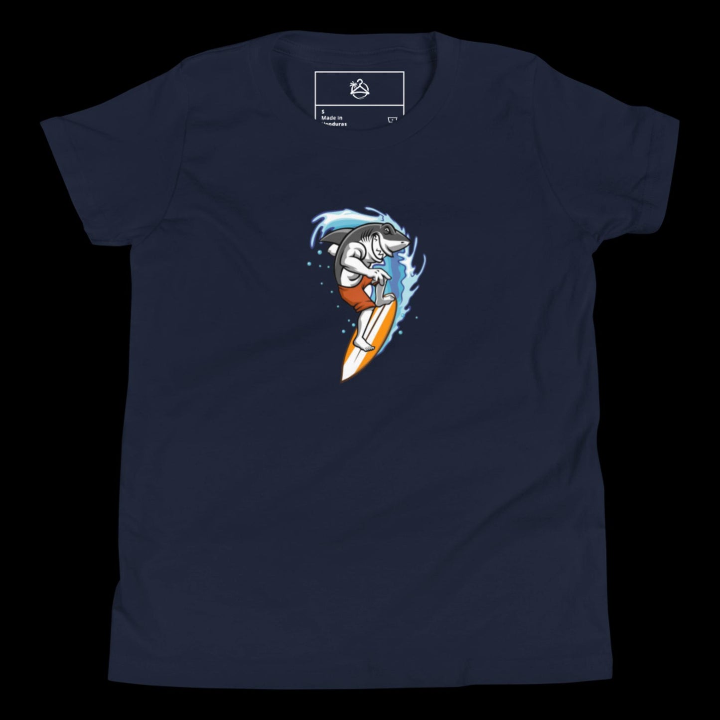 YOUTH SHORT SLEEVE SURFING SHARK