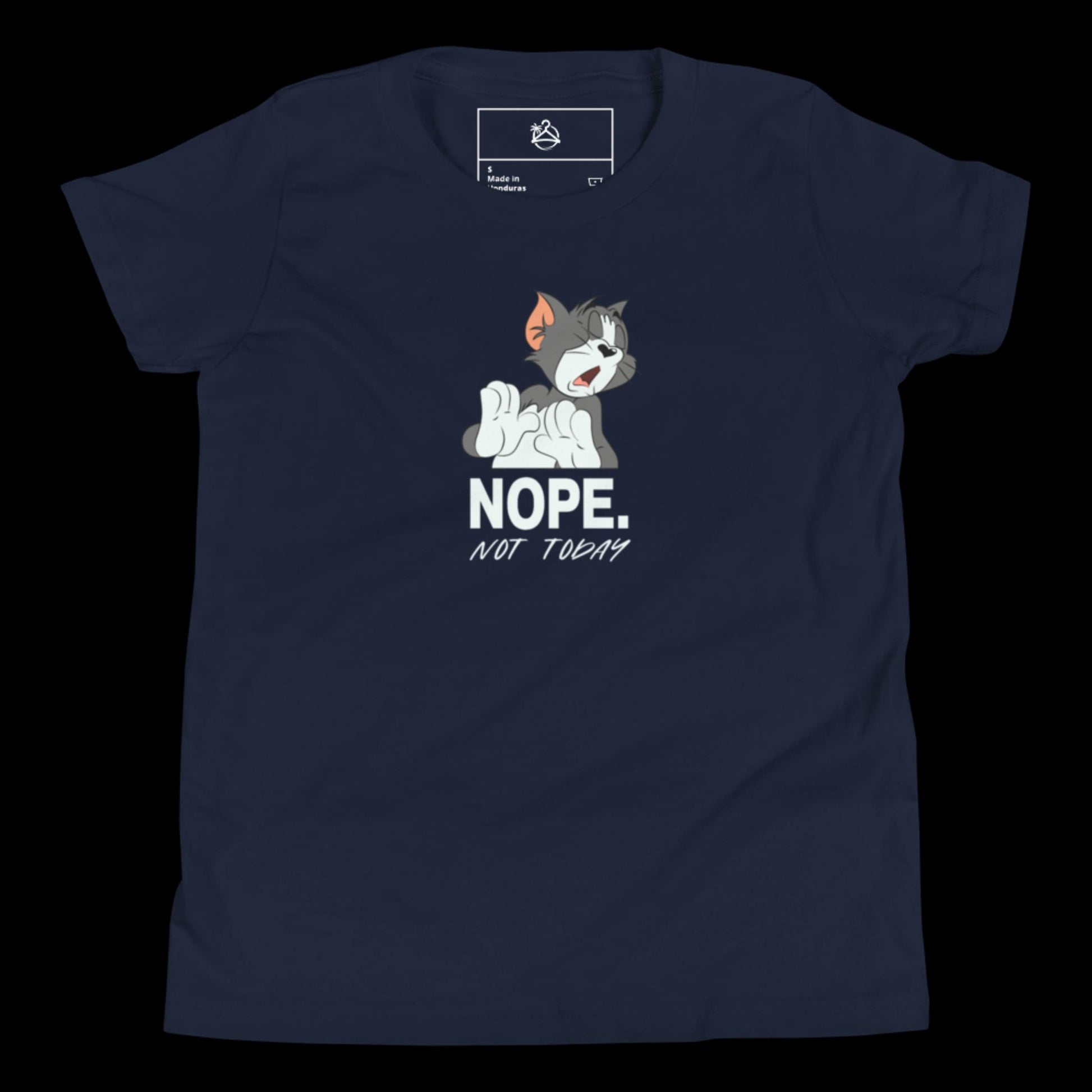 Official Tom & Jerry 'Nope Not Today' Men's Fitted T-Shirt – Officially Licensed Cartoon Tee