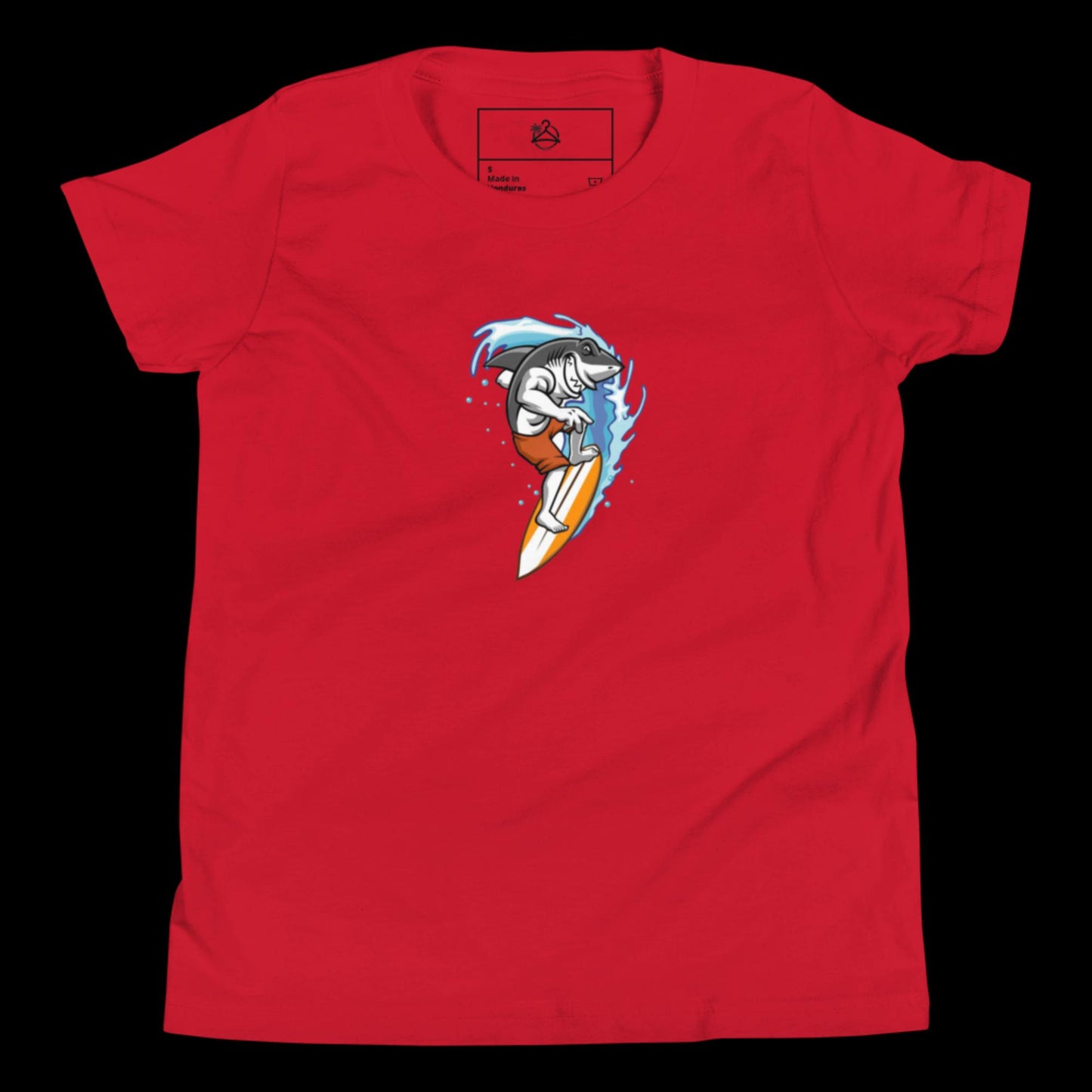 YOUTH SHORT SLEEVE SURFING SHARK